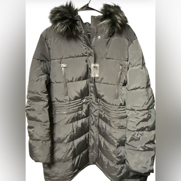 Nutexrol Jackets & Blazers - NUTEXROL Women's Fur Hooded Puffer 2XL